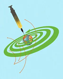 Illustrat Prints: Global Vaccination