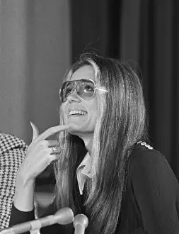 Feminist Prints: Gloria Steinem at a Press Conference