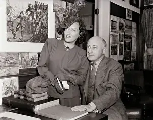 Homecoming Prints: Gloria Swanson And Cecil B. Demille