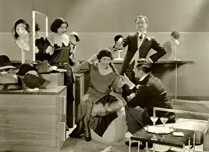 Widow Prints: Gloria Swanson and Fellow Actors on Set