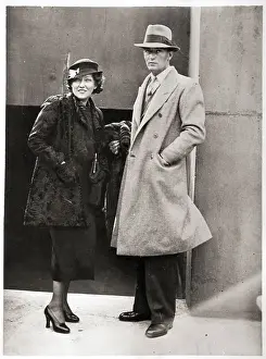 Gloria Swanson and Husband Michael Farmer