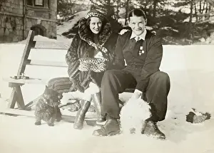 Moritz Prints: Gloria Swanson with Husband Michael Farmer