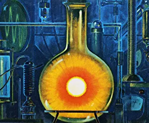 Glowing Volumetric Flask