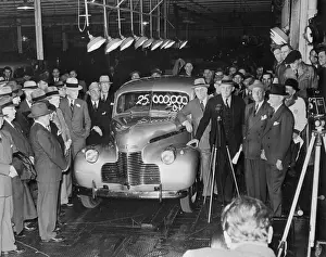 Flint Prints: GM Execs with 25, 000, 000 Chevrolet Car