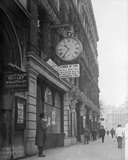 Changing Gallery: GMT Clock 1916, first year of daylight saving