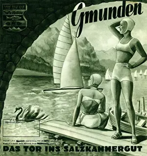 Sunbathing Prints: Gmunden, Das Tor Ins Salzkammergut