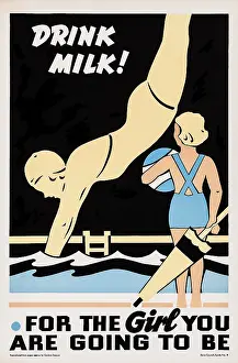 Dairy Prints: Wherever You Go, Drink Milk