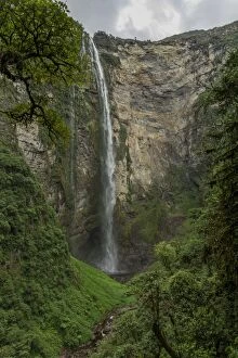 Images Dated 30th June 2012: Gocta Waterfall, 771m, Cocachimba, Amazonas, Peru, South America