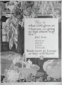 Corn Prints: This Is What God Gives Us Poster by A. Hendee