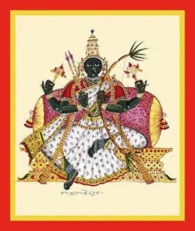 Arrows Prints: Goddess Rajarajeshvari