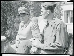 Augsburg Prints: Goering Sitting with Soldier