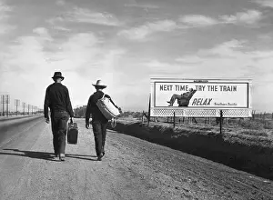 Billboard Prints: Not Going by Train