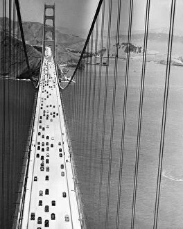 Golden Gate Suspension Bridge Collection: On The Golden Gate