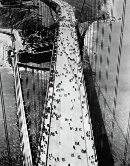 Huty31921 Prints: Golden Gate Bridge Opens