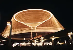 Golden Light; Blackpool Pleasure Beach light display