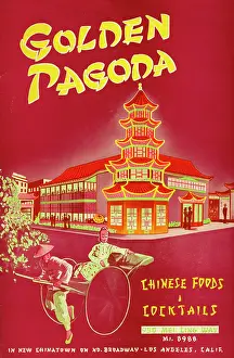 Cocktail Prints: Golden Pagoda