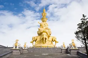 First Place Prints: Golden summit temple, EMeiShan, SiChuan, China