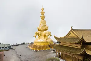 First Place Prints: Golden summit temple, EMeiShan, SiChuan, China