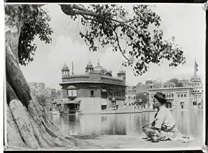 Legs Crossed Prints: Golden Temple in Amritsar
