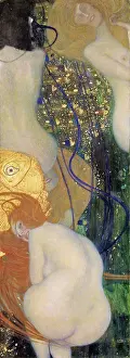 Klimt Prints: Goldfish, 1901-1902. Artist: Klimt, Gustav (1862-1918)