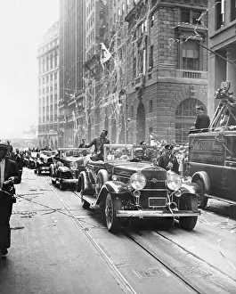 Broadway Prints: Golf Champion Bobby Jones During Parade