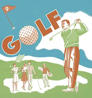 Illustra Prints: Golf Course