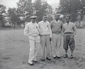 Ridgewood Prints: Golf Professionals Posing for Camera