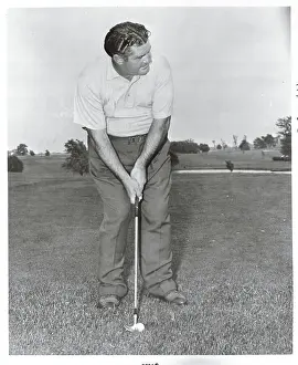 Golfer Ed Porky Oliver