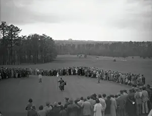 Golfer Horton Smith at Masters Tournament