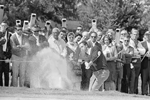 Sand Trap Prints: Golfer Lema Blasting Out Of Sandtrap