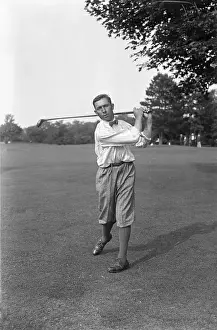 Garden City Prints: Golfer Walter Hagen In Open Tournament