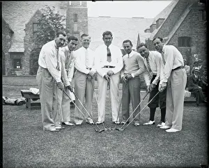 Golfers Posing Together