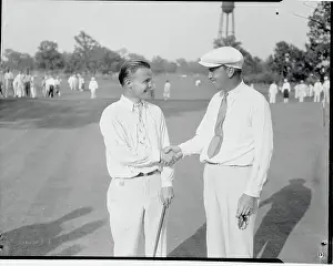 Golfers Shaking Hands