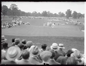 Mamaroneck Prints: Golfers Watching Tournament Action