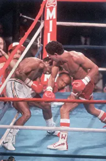 Gomez vs. Pintor for Super Bantamweight Championship of the World in 1982