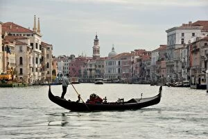 Images Dated 18th October 2015: Gondola on the Grand Canal