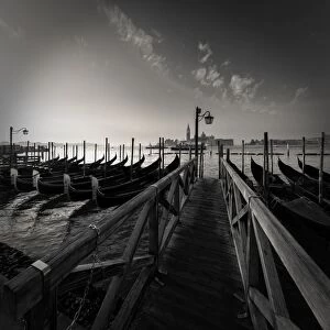 Images Dated 19th August 2013: Gondolas in Venice