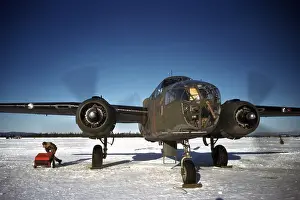 Snowing Prints: Goose Bay Air Force Base