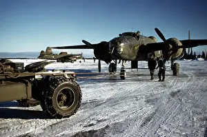 Snowing Prints: Goose Bay Air Force Base