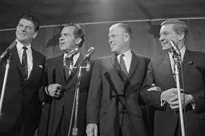 George W Prints: GOP Members Speaking to Newsmen