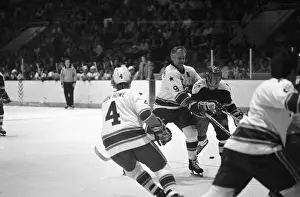 Gordon Howe Playing Hockey