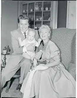 Gordon Macrae with Wife Sheila and Son
