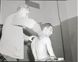 Boxing Through the Ages: A Stunning Visual Journal: Bill Gore Massaged Willie Pep'S Shoulder