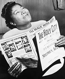 Gospel Prints: Gospel Singer Mahalia Jackson