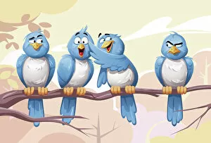 Funny Animals Gallery: Gossip Birds