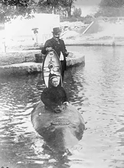 Goubet and Wife after Submarine Dive