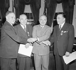 George C Prints: Government and Military Notables Attending FBI Class Graduation
