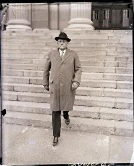 Governor Alfred Landon at State Capitol