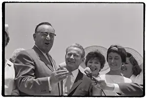 Governor Brown With Senator and Daughter