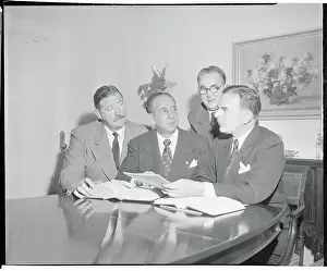 Vincent R Prints: Governor Dewey and Colleagues